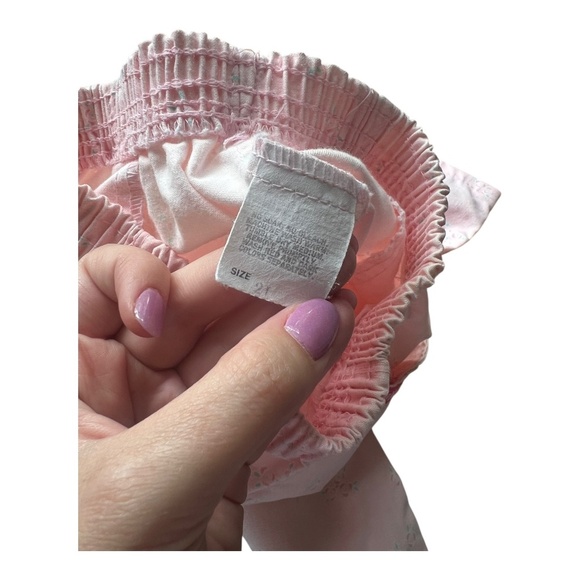 Vintage Osh Kosh B'Gosh Pink Floral Toddler Pants 90's - Picture 4 of 5